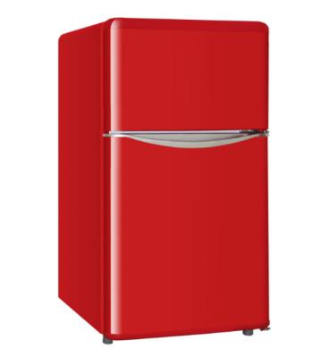 China BCD-88 double door refrigerator for sale