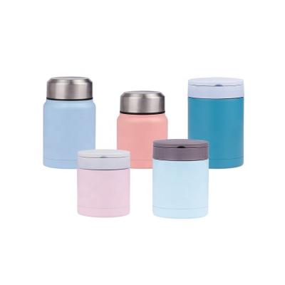 China Steamable Japan Korea StyleVacuum Insulated Stainless Steel Bento Food Container Thermal Lunch Snack Box for sale