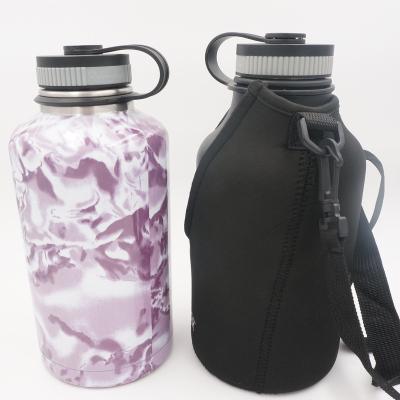 China Sustainable Hot Selling Double Wall Stainless Steel Vacuum 64oz Insulated Water Bottle Beer Shaker for sale