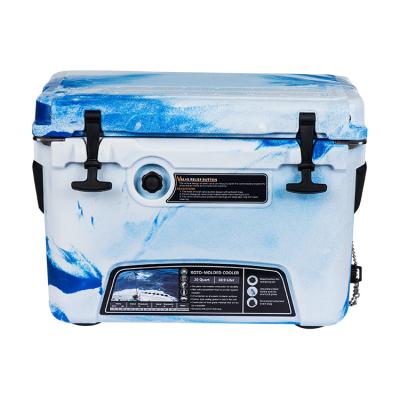 China Ourtdoor Hot Selling 20QT Travel Durable Using Camping Cooler Box With Wheels Ice Box Cooler for sale