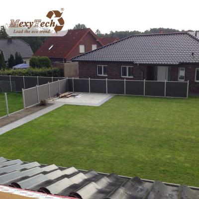 China easily assembled outdoor cheap fence panels,cheap garden railing fence material/deck wpc fence panel for sale