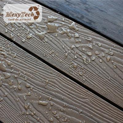 China China supplier modern cheap 3d hollow wood grain exterior wpc decking anti rotten wood decking for sale