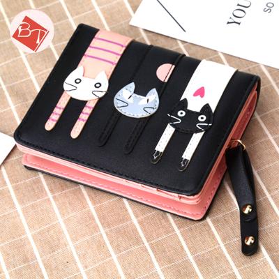 China Wholesale Fashion Women's Fashion Adapter PU Leather Wallet For Yang Lady for sale