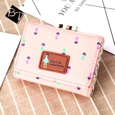 China Fashion Lower Price Cheap Customized New Promotion Gift Purse Yong Girl Women Wallet Wholesale for sale