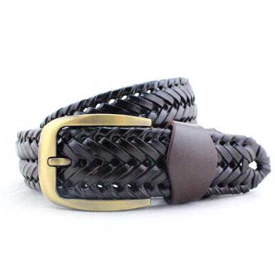 China Fashion Wholesale Quality Bonded Leather Unisex Knit Mens Belts for sale