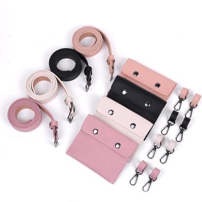 China Fashion Korean Wholesale Hot Pink PU Leather Belts Waist Bag for sale