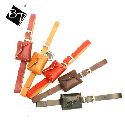 China Wholesale Hot Cute Fashion PU Rivet Waist Bag Leather Belts For Lady for sale