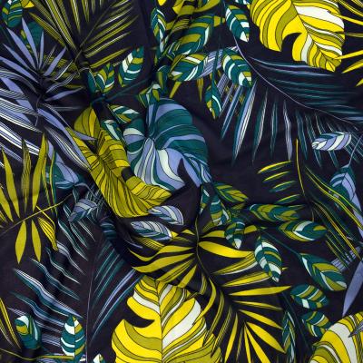 China Hot Selling 100% Custom Made Fabrics Anti-Static High Quality 60D Polyester Fabric Printed Rainforest Design Fabrics only in JW TEXTILE for sale