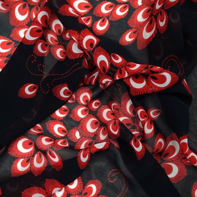 China New Design 60D Polyester Fabric Anti-static Hot Selling 100% Printed Fabric By High Quality Custom Fabric for sale