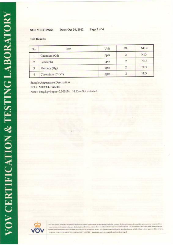 ROHS TEST REPORT page3 - Hangzhou AiTe Cable Co.,Ltd.