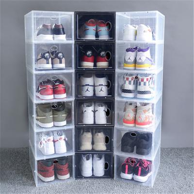 China TL5689 Modern Shoe Organizer Transparent Storage Container Home Storage Bins For Sneakers for sale