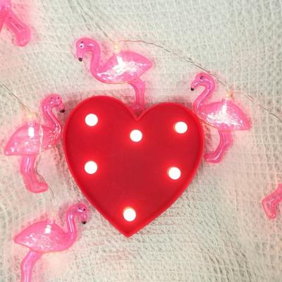 China Desktop Factory Supply Decorative Mini Heart Led Lights for sale