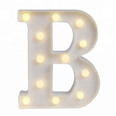 China Indoor Decoration A4 Letter Head Baby Led Lighted Letters To Wedding for sale