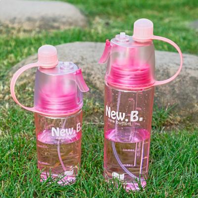 China 600ml Sustainable Mist Spray Drinking Insulated Water Bottle for sale