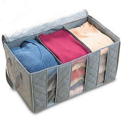 China Sustainable Foldable Storage Bag Organizers 3 Sections Large For Clothes Covers Bedrooms And More Closets for sale