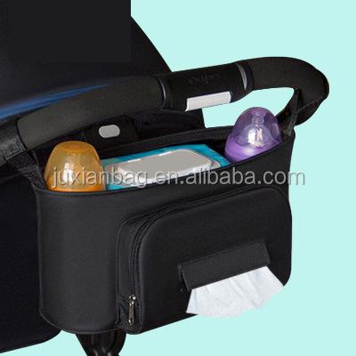 China Multifunctional Stroller Organizer Bag And Diaper Bag Premium Baby Stroller Bags Fits All Types Of Strollers for sale