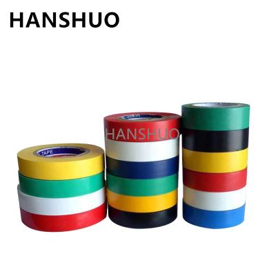 China High Temperature Resistance Good Quality Black Insulation Tape In Stock Waterproof Flex Vinyl Electrical Pvc Insulation Tape for sale