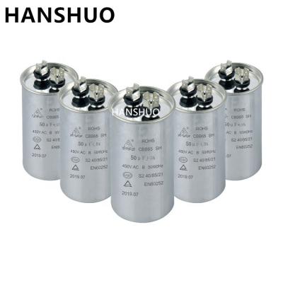 China High quality 35uF50uF cbb65 35uf 450vac air conditioner capacitor for air conditioner for sale