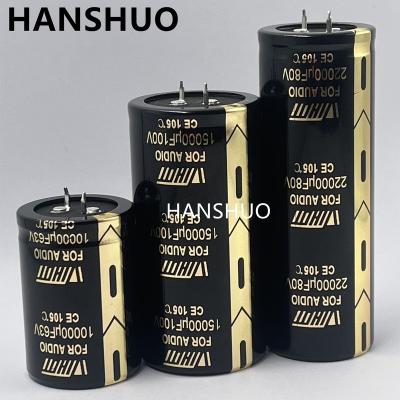 China Power 100V 22000uF 33000uF 47000uF Good Quality Screw Type Electrolytic Capacitor for sale