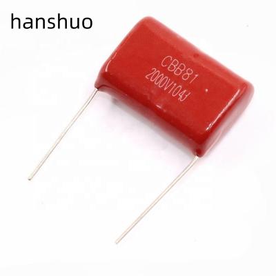 China cbb film capacitor mosquito bat capacitors CBB81 223j2000v cbb21/cbb22 high frequency capacitorFor 2022 fan for sale