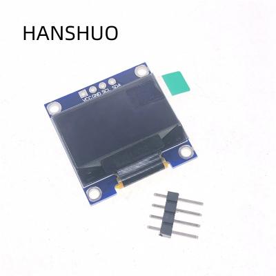 China 10PCS/Lot 4pin LCD New 128X64 OLED Bule LED DISPLAY 0.96" I2C IIC Communicate STANDARD for sale