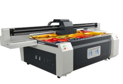 China High End Uv Led Flatbed Printer , Wide Format Uv Flatbed Printer Auto Adjustment Of Deviation for sale