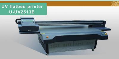 China 2.5m * 1.3m Digital UV Flatbed Printer  2513 Fast Speed Double Printer Heads for sale