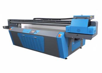 China 3d Large Format UV LED Flatbed Printer 2513 Hyper Fine Printing And High Efficiency With 2400dpi for sale