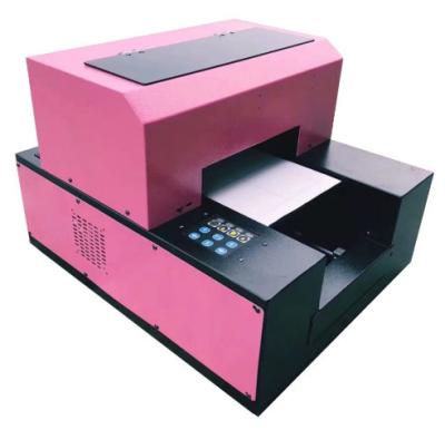 China Mini A3/ A4 UV Flatbed Printer , PVC Card Flatbed 3d Embossing A3 Uv Printer for sale