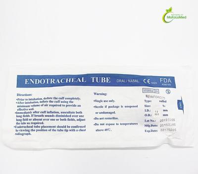 China Intubation Respiratory Oxygen Mask , Reinforced Cuffed Endotracheal Tube Double Lumen for sale