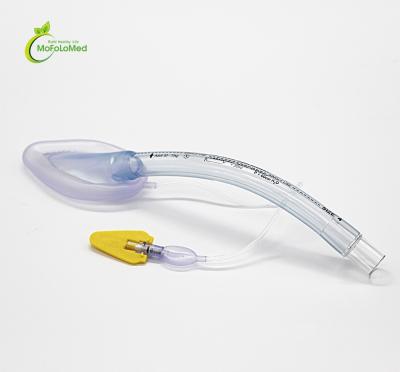 China Clear Respiratory Oxygen Mask , Disposable PVC Silicone Laryngeal Mask Airway for sale