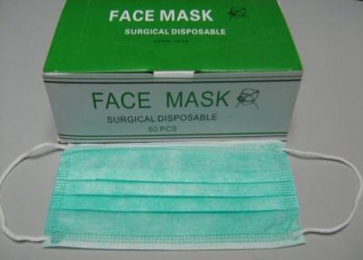 China Fabric Paper Air Filter Face Mask Surgeon With Ear Loop Ties Disposable Medical Non Woven  for sale