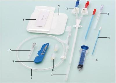 China Pigtail Thoracic Drainage Catheter With Trocar Nursing Care Of Patient With Intercostal Drainage for sale