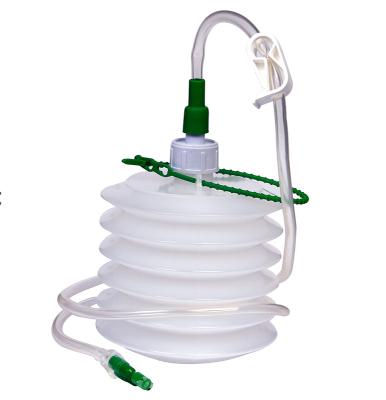 China Hollow Wound Drainage Reservoir 400ml Drain Emergency Closed Wound Drainage System Without Spring Surgery for sale