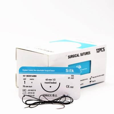 China Fast Surgical Suture Thread With Without Needle , Non Absorbable Absorbable Suture Material for sale