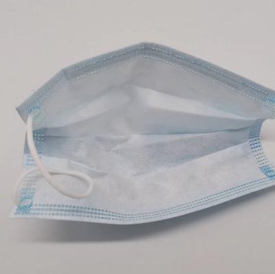 China Stock 3 Ply Medical Disposable Products Surgical Medical Mask Protective Mouth Face for sale