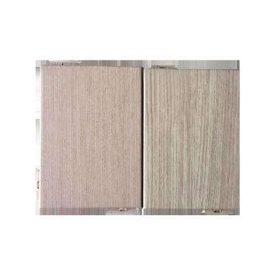 China Modern Wood Color 3mm Veneer Curtain Wall Facade Metal Wall Aluminum Exterior Decorative Cladding Panels for sale