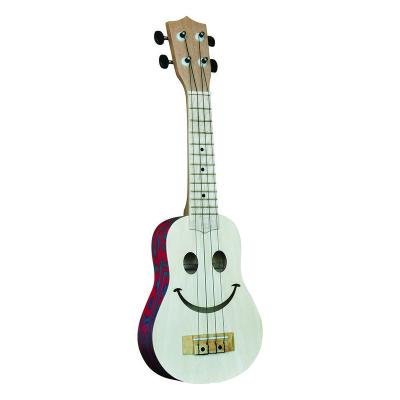 China Wooden Concert Ukulele 4 Strings Travel Beginners Wooden Guitar Acoustic Guitar 21 Inch for sale