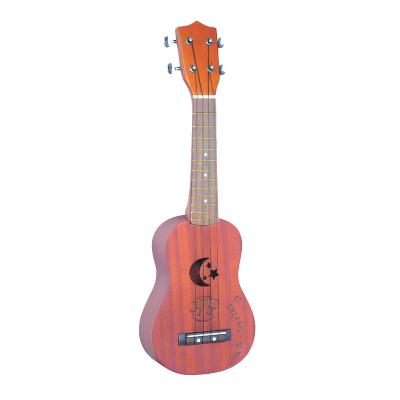 China Sapele Musical Instruments 4 Strings Ukulele Guitar 21 Inch Classical Acoustic Guitar for sale