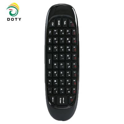 China Universal Computer C120 2.4g Air Remote Android Mouse Remote Box Controller With Keyboard For Smart TV for sale