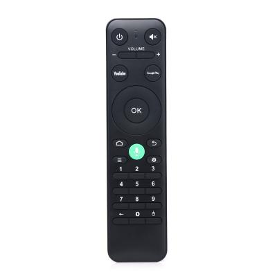 China Universal Modern Design 6-Axis 2.4G Wireless RF Google TV Remote Control Air Mouse Voice Input Remotes for sale