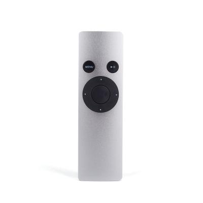 China Aluminum Alloy Silver Shell IR/2.4G TV Infrared Metal Home Appliances Design Nice Remote Control Outdoors for sale