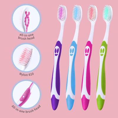 China BSCI Approved Comfortable Dental Adult Orthodontic Toothbrush for sale