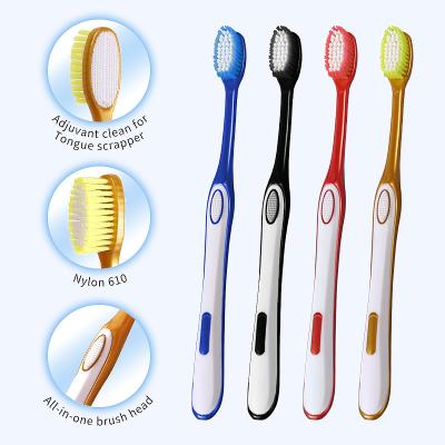 China Disposable Eco-friendly Biodegradable Toothbrush For Kids And Adults for sale