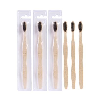 China Factory Good Selling High Quality Natural Soft Baby Bamboo Toothbrush for sale