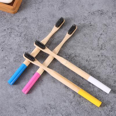 China Natural Natural Bamboo Toothbrush with Case 100% Biodegradable Charcoal Bamboo Wood Toothbrush for Kids and Adults BPA Free for sale