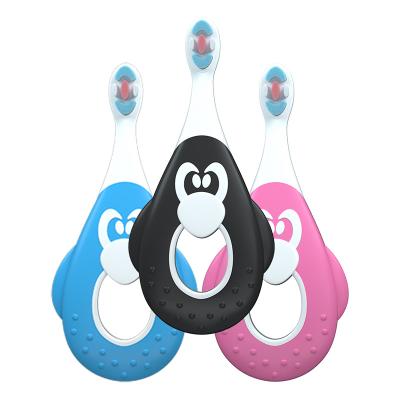 China Comfortable Soft Silicone Teether Baby Toothbrush For Baby Toothbrush Animal for sale