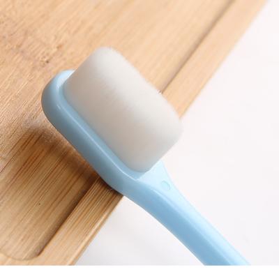 China Ten thousand stiffen 10000+micron kids soft toothbrush stiffen design for kids keep teeth health U shape for sale