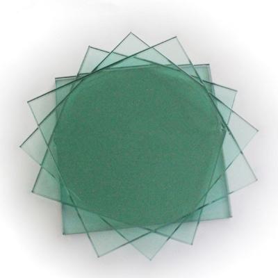 China Factory Price Sonda 3mm 4mm 6mm Yard High Level Emerald Green Color Reflective Temper Float Glass Sheet for sale