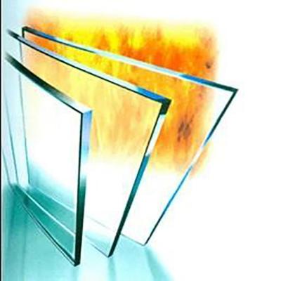 China High Quality High Temperature High Pressure Resistant Fire Rated Anti Fire Proof Tempered Glass Glass 8mm Fire Resistant Glass for sale